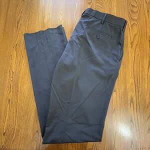NWT Axist Modern Fit Tailored Unhemmed Striped Grey Dress‎ Pants Men's 36W